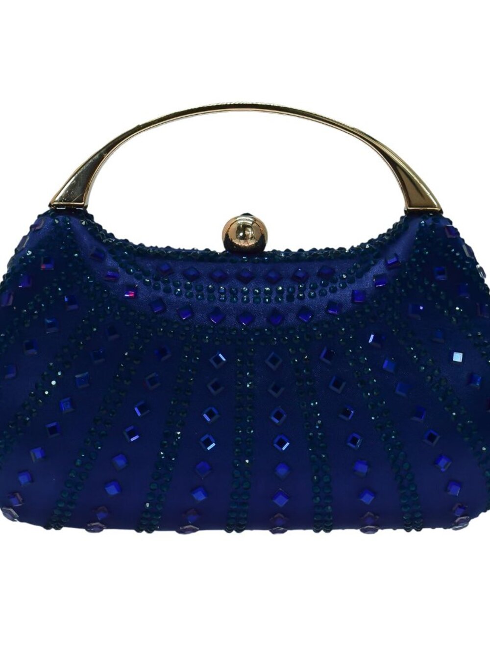 HUANG ZHUANG Elegant Crystal Clutch Rhinestone Handbags For Women Party Purse